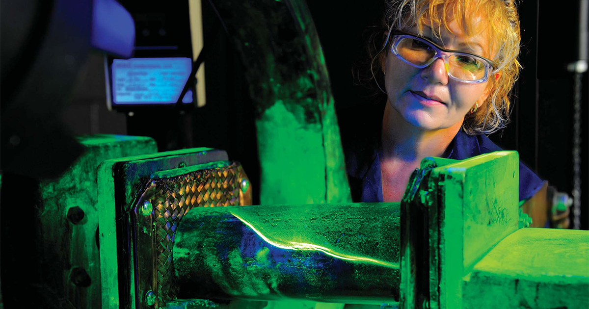 Timken woman working Collaborative Research & Development
