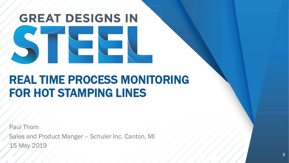[Presentation Thumbnail: Real Time Process Monitoring for Hot Stamping Lines]