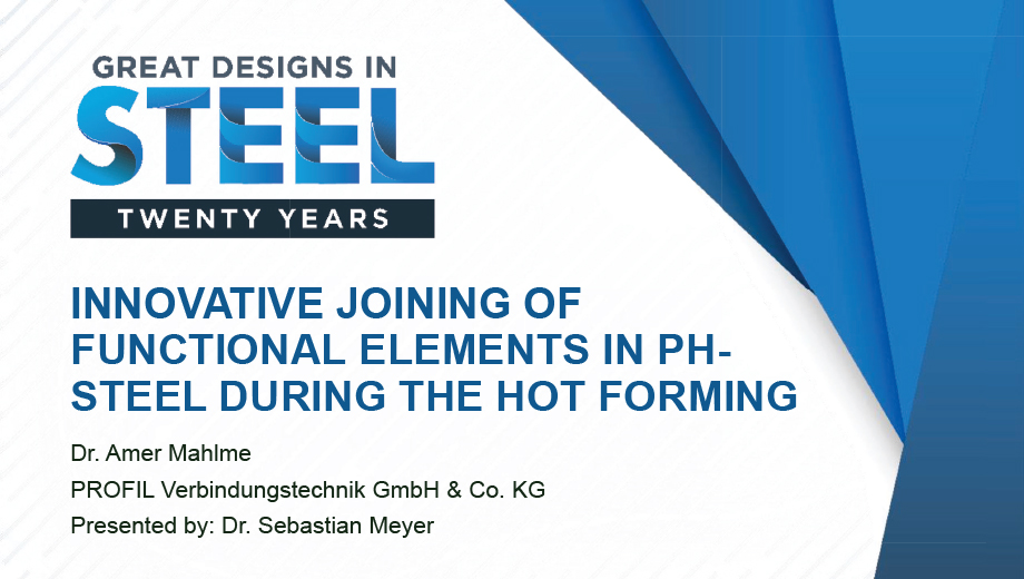 [Presentation Thumbnail: Innovative Joining of Functional Elements in PHS During Hot Forming]