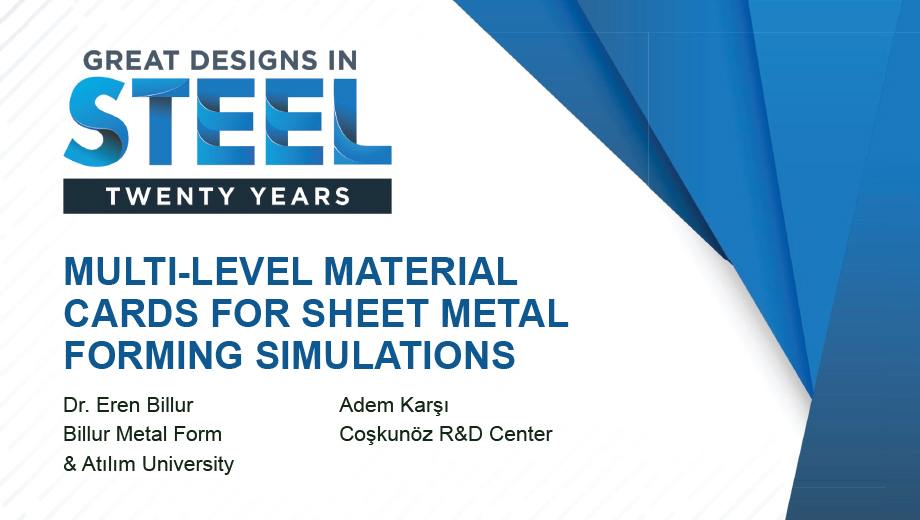 [Presentation Thumbnail: Multi-Level Material Cards for Sheet Metal Forming Simulations]