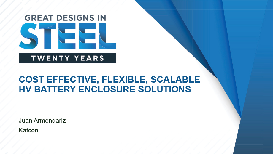 [Presentation Thumbnail: Cost Effective, Flexible, Scalable HV Battery Enclosure Solutions]