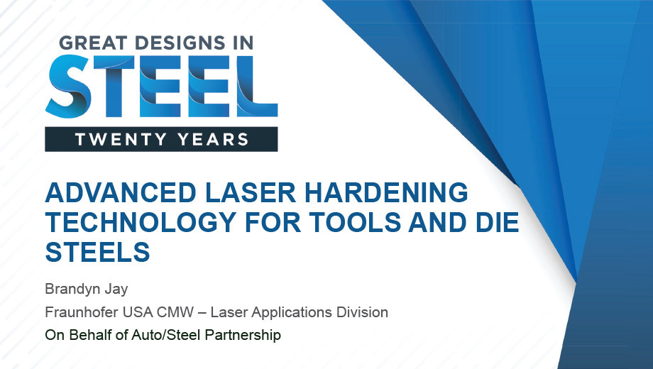 [Presentation Thumbnail: Advanced Laser Hardening Technology for Tools and Die Steels]