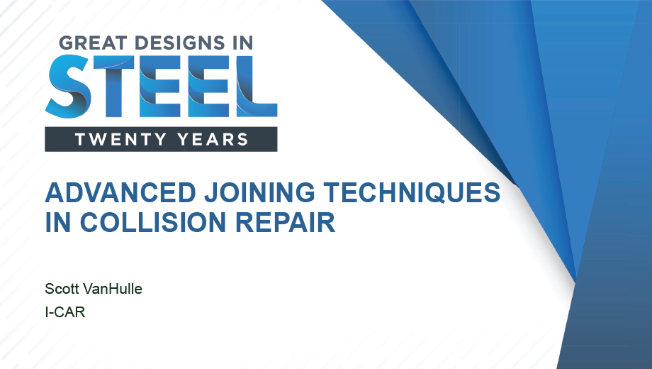 [Presentation Thumbnail: Advanced Joining Techniques in Collision Repair]