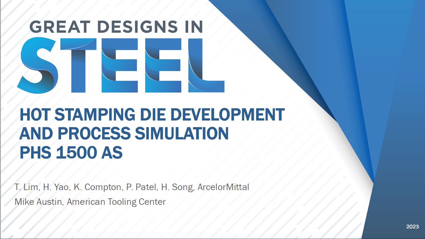[Presentation Thumbnail: Hot Stamping Die Development and Process Simulation PHS 1500 AS]