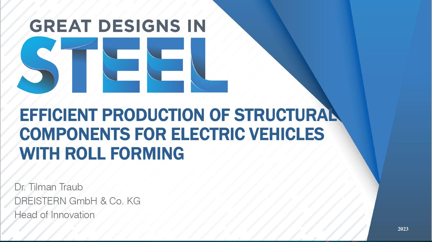 [Presentation Thumbnail: Efficient Production of Structural Components for Electric Vehicles with Roll Forming]