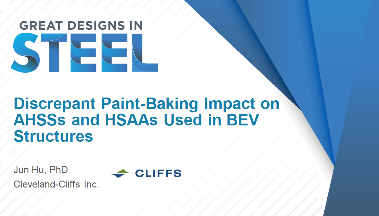 [Presentation Thumbnail: Discrepant Paint-Baking Impact on AHSSs and HSAAs Used in BEV Structures]