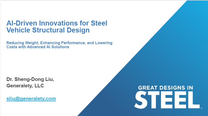 [Presentation Thumbnail: Artificial Intelligence in Automotive Steel]
