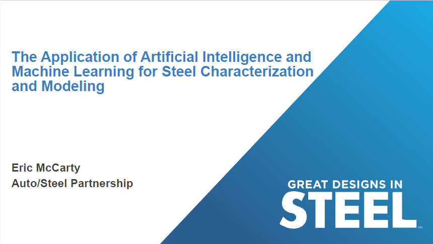 [Presentation Thumbnail: Artificial Intelligence in Automotive Steel]